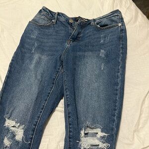 Straight leg jeans